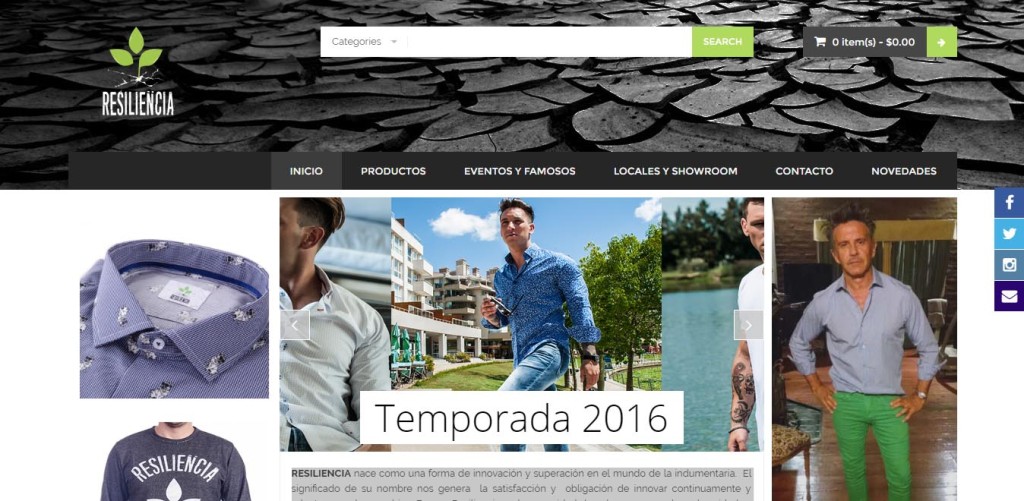 Resiliencia moda tienda online moderna