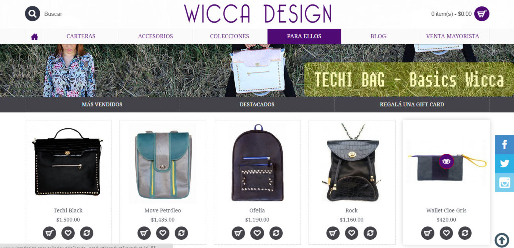 Tienda online de Wicca